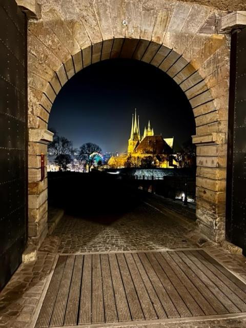 Altstadtpension Am Dom Erfurt Esterno foto